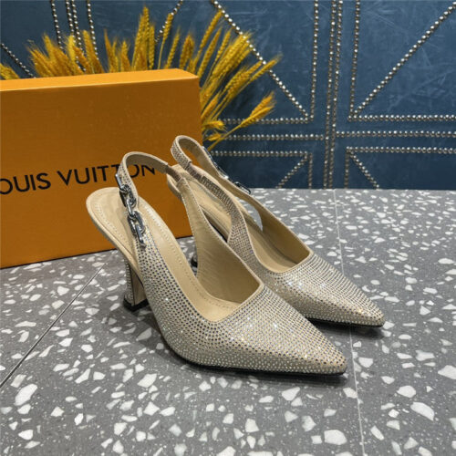 High Quality Luxury Louis Vuitton Temperament Womens Shoes – Style 62371