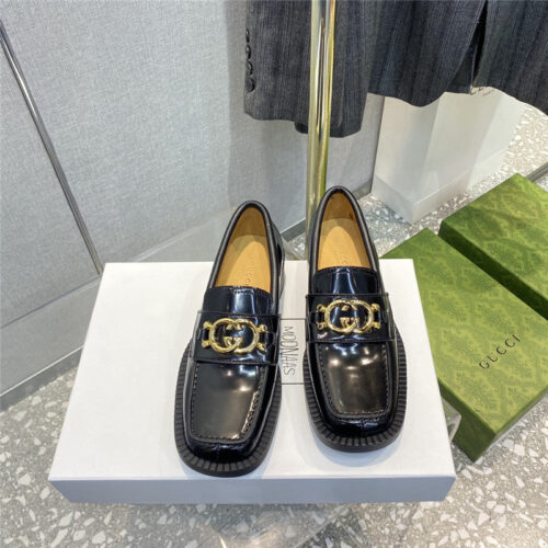 High Quality Luxury Gucci Gucci Platform Casual Loafers alternate view