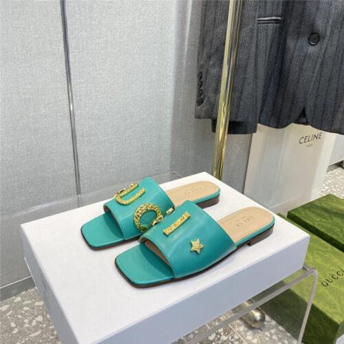 High Quality Luxury Gucci’s Latest Elements All-Match Fashion Slippers – Style 23955 product detail