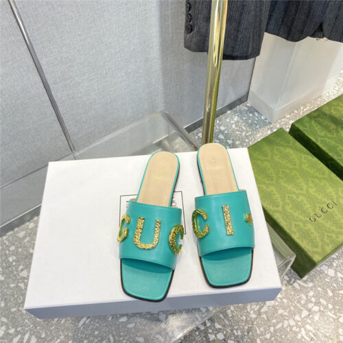 High Quality Luxury Gucci’s Latest Elements All-Match Fashion Slippers – Style 23955 product detail