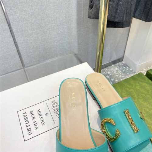 High Quality Luxury Gucci’s Latest Elements All-Match Fashion Slippers – Style 23955 product detail
