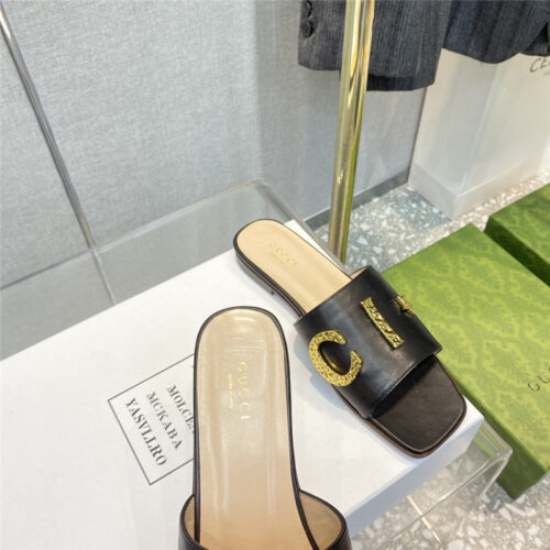 High Quality Luxury Gucci’s Latest Elements All-Match Fashion Slippers – Style 34131 product detail