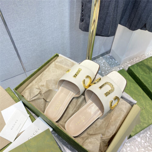 High Quality Luxury Gucci’s Latest Elements All-Match Fashion Slippers product detail