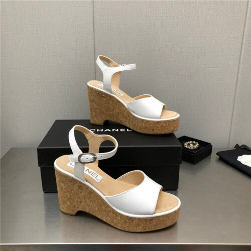 High Quality Luxury Chanel Fish Mouth Stiletto Sandals – Style 81734 product detail