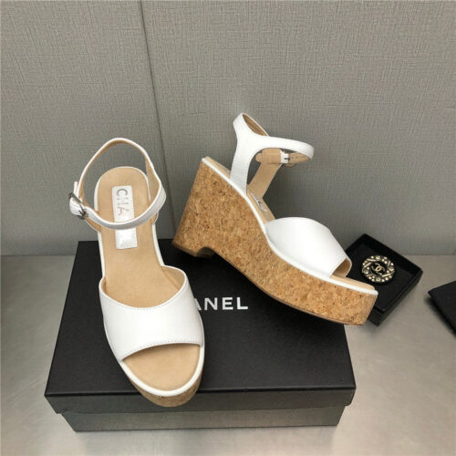 High Quality Luxury Chanel Fish Mouth Stiletto Sandals – Style 81734 product detail