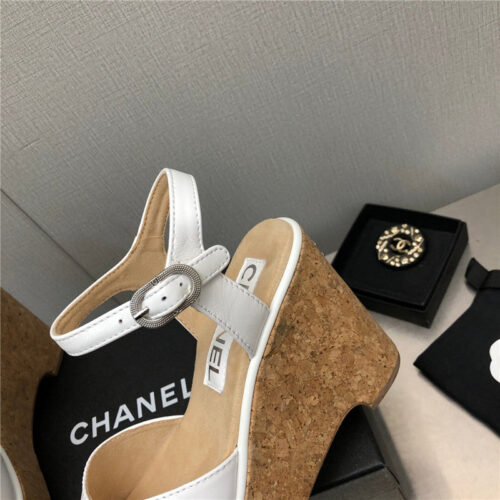 High Quality Luxury Chanel Fish Mouth Stiletto Sandals – Style 81734 product detail