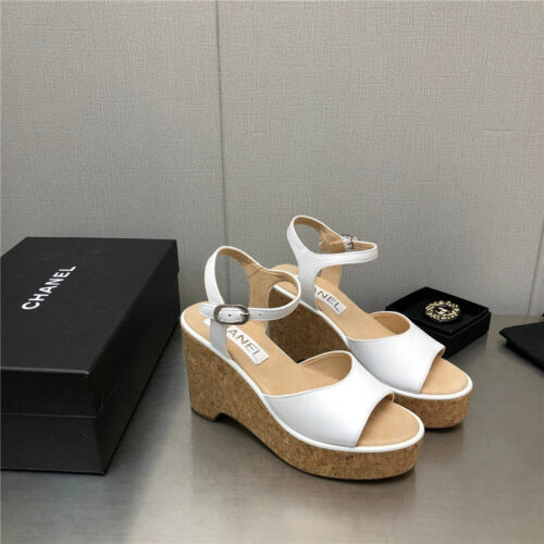High Quality Luxury Chanel Fish Mouth Stiletto Sandals – Style 81734