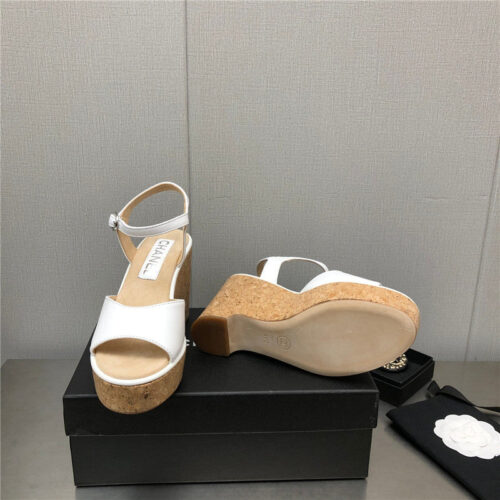 High Quality Luxury Chanel Fish Mouth Stiletto Sandals – Style 81734 product detail