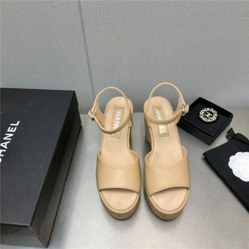 High Quality Luxury Chanel Fish Mouth Stiletto Sandals – Style 19590 alternate view