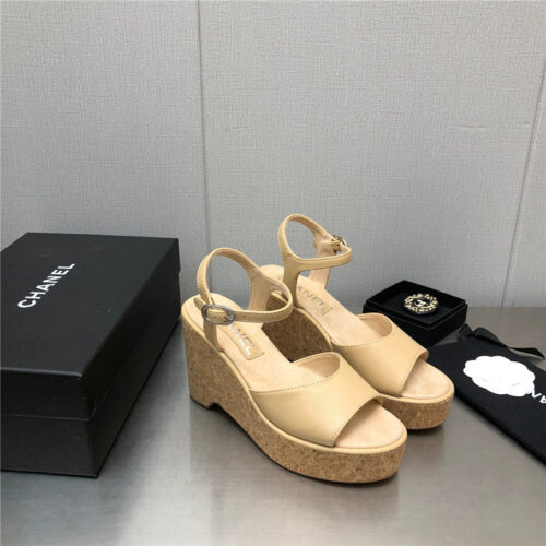 High Quality Luxury Chanel Fish Mouth Stiletto Sandals – Style 19590