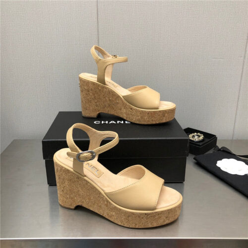 High Quality Luxury Chanel Fish Mouth Stiletto Sandals – Style 19590 product detail