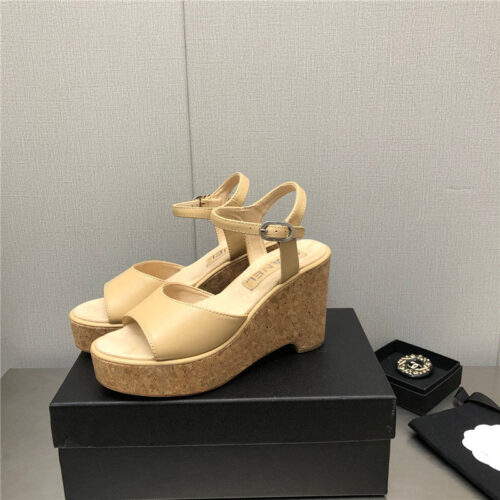 High Quality Luxury Chanel Fish Mouth Stiletto Sandals – Style 19590 product detail