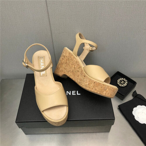 High Quality Luxury Chanel Fish Mouth Stiletto Sandals – Style 19590 product detail