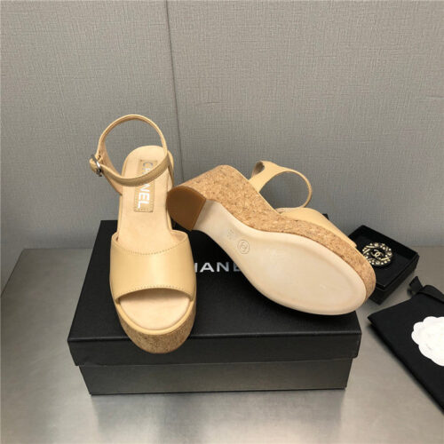 High Quality Luxury Chanel Fish Mouth Stiletto Sandals – Style 19590 product detail