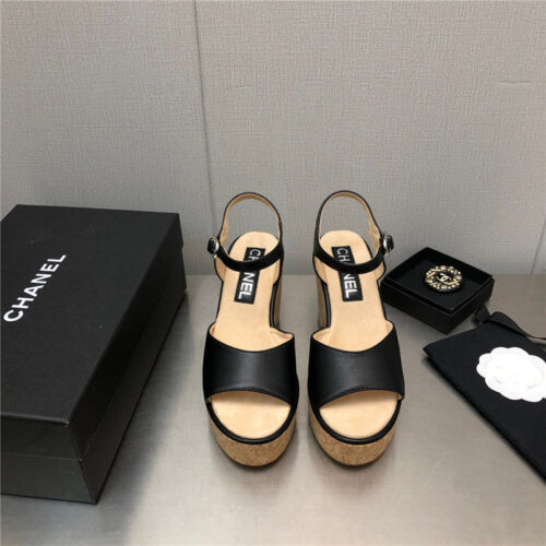 High Quality Luxury Chanel Fish Mouth Stiletto Sandals – Style 59142 alternate view