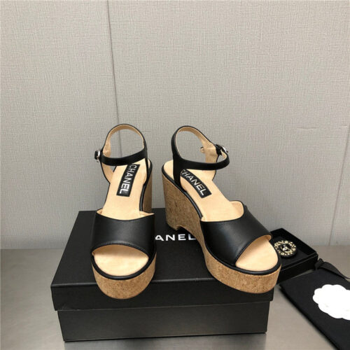 High Quality Luxury Chanel Fish Mouth Stiletto Sandals – Style 59142 product detail