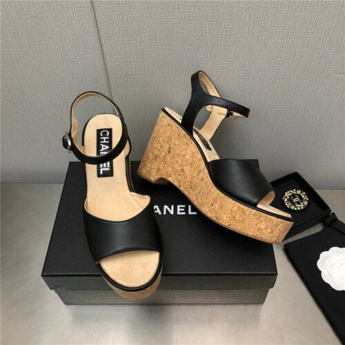 High Quality Luxury Chanel Fish Mouth Stiletto Sandals – Style 59142 product detail