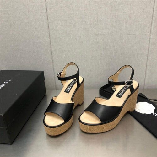 High Quality Luxury Chanel Fish Mouth Stiletto Sandals – Style 59142 product detail