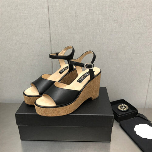 High Quality Luxury Chanel Fish Mouth Stiletto Sandals – Style 59142 product detail
