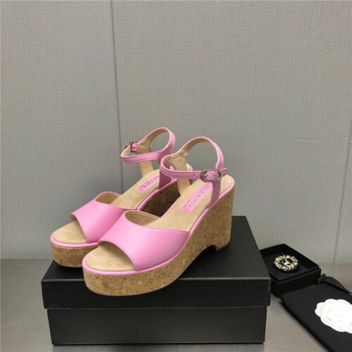 High Quality Luxury Chanel Fish Mouth Stiletto Sandals – Style 55750 product detail