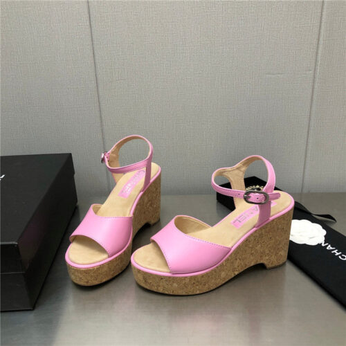 High Quality Luxury Chanel Fish Mouth Stiletto Sandals – Style 55750 product detail