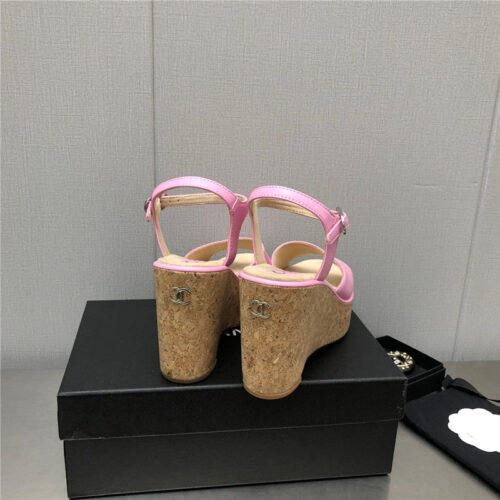 High Quality Luxury Chanel Fish Mouth Stiletto Sandals – Style 55750 product detail