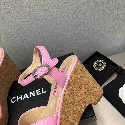 High Quality Luxury Chanel Fish Mouth Stiletto Sandals – Style 55750 product detail