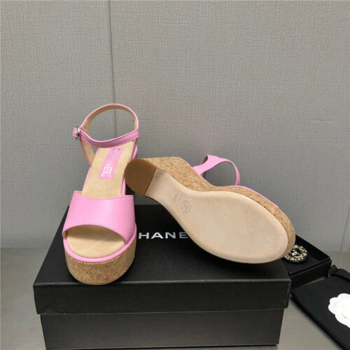 High Quality Luxury Chanel Fish Mouth Stiletto Sandals – Style 55750 product detail