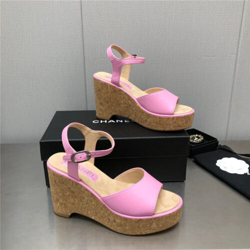 High Quality Luxury Chanel Fish Mouth Stiletto Sandals – Style 55750 product detail