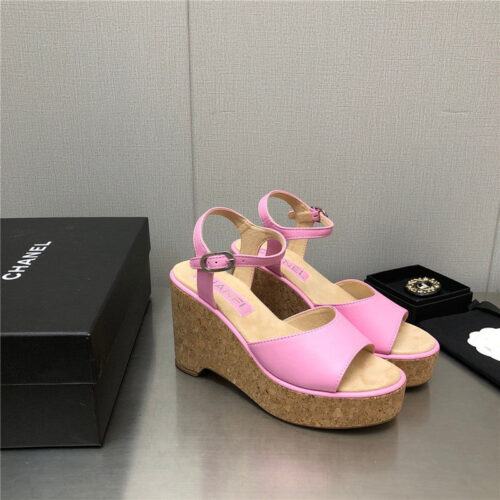 High Quality Luxury Chanel Fish Mouth Stiletto Sandals – Style 55750