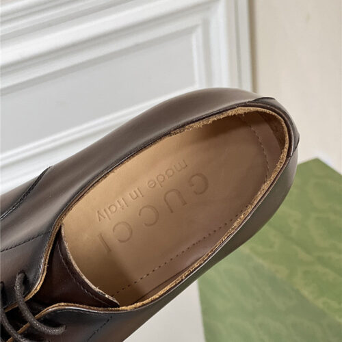 High Quality Luxury Gucci New Handmade Mens Classic Dress Shoes – Style 22707 product detail