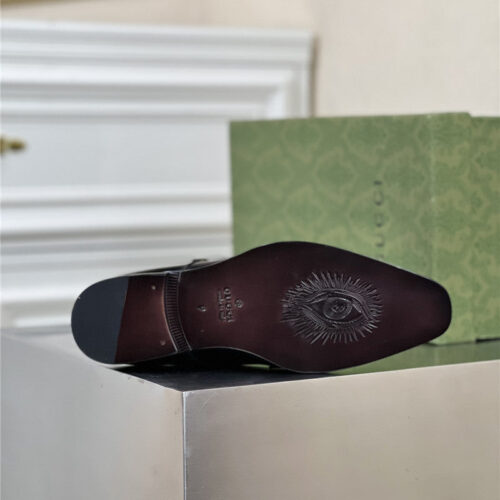 High Quality Luxury Gucci New Handmade Mens Classic Dress Shoes – Style 22707 product detail