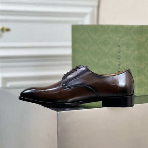 High Quality Luxury Gucci New Handmade Mens Classic Dress Shoes – Style 22707 product detail