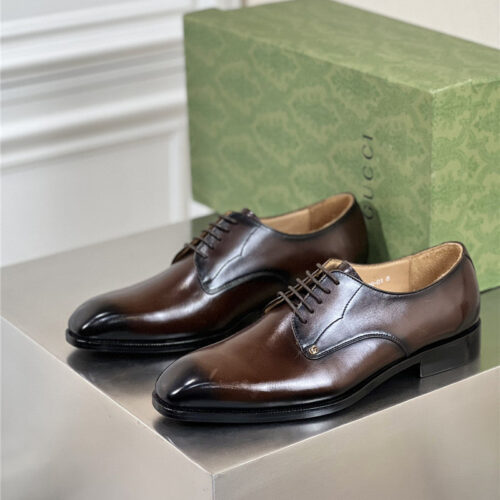 High Quality Luxury Gucci New Handmade Mens Classic Dress Shoes – Style 22707 product detail