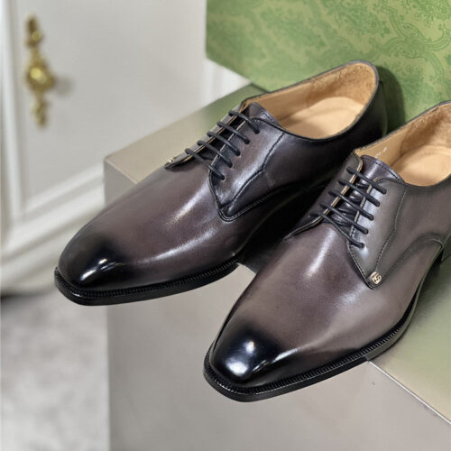 High Quality Luxury Gucci New Handmade Mens Classic Dress Shoes product detail