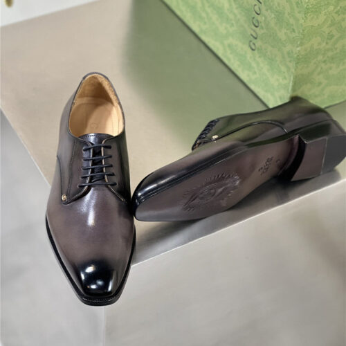 High Quality Luxury Gucci New Handmade Mens Classic Dress Shoes alternate view