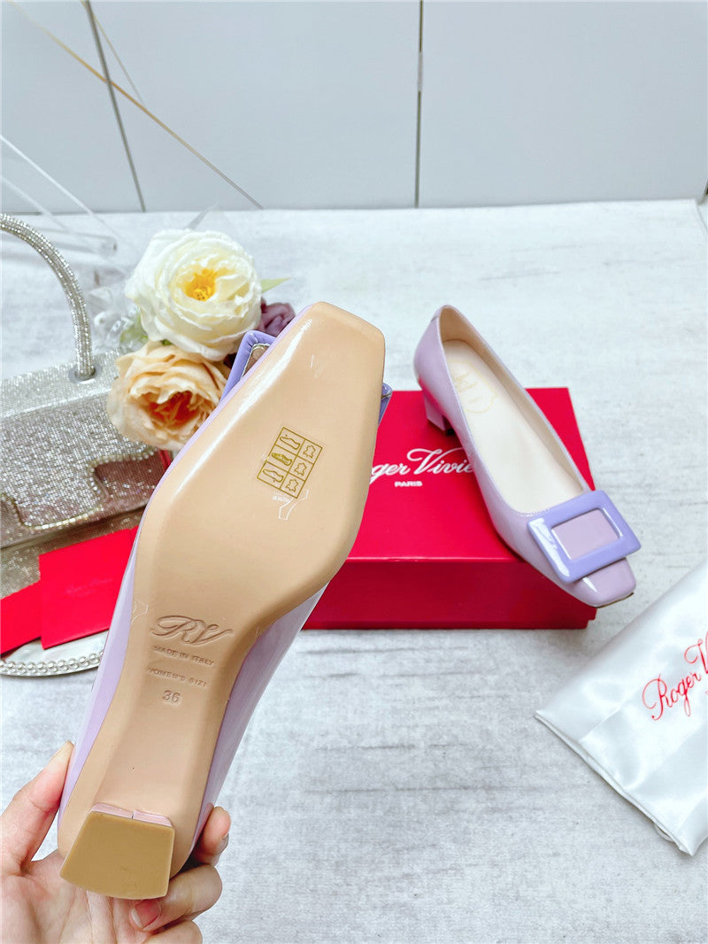High Quality Luxury Roger Vivier New Patent Leather Pumps – Style 94676 product detail