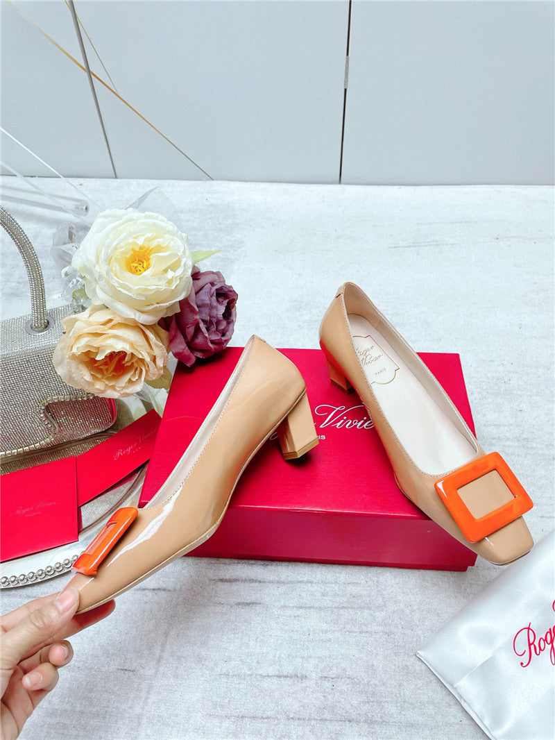 High Quality Luxury Roger Vivier New Patent Leather Pumps – Style 58516 product detail