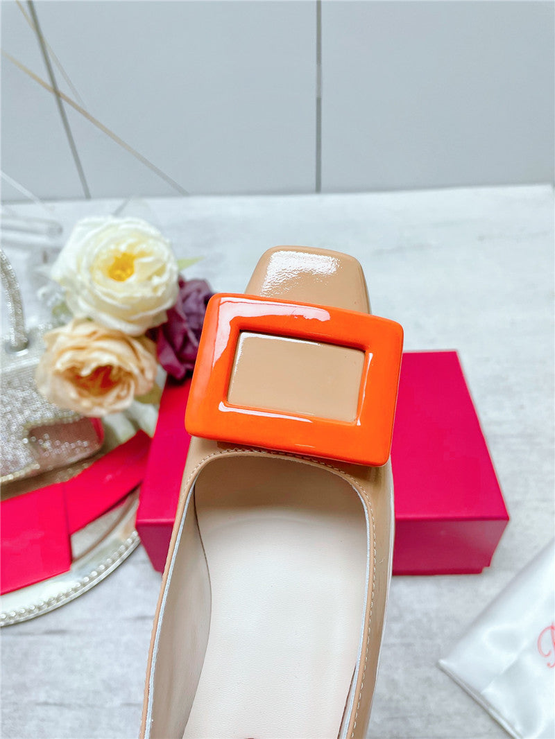 High Quality Luxury Roger Vivier New Patent Leather Pumps – Style 58516 product detail