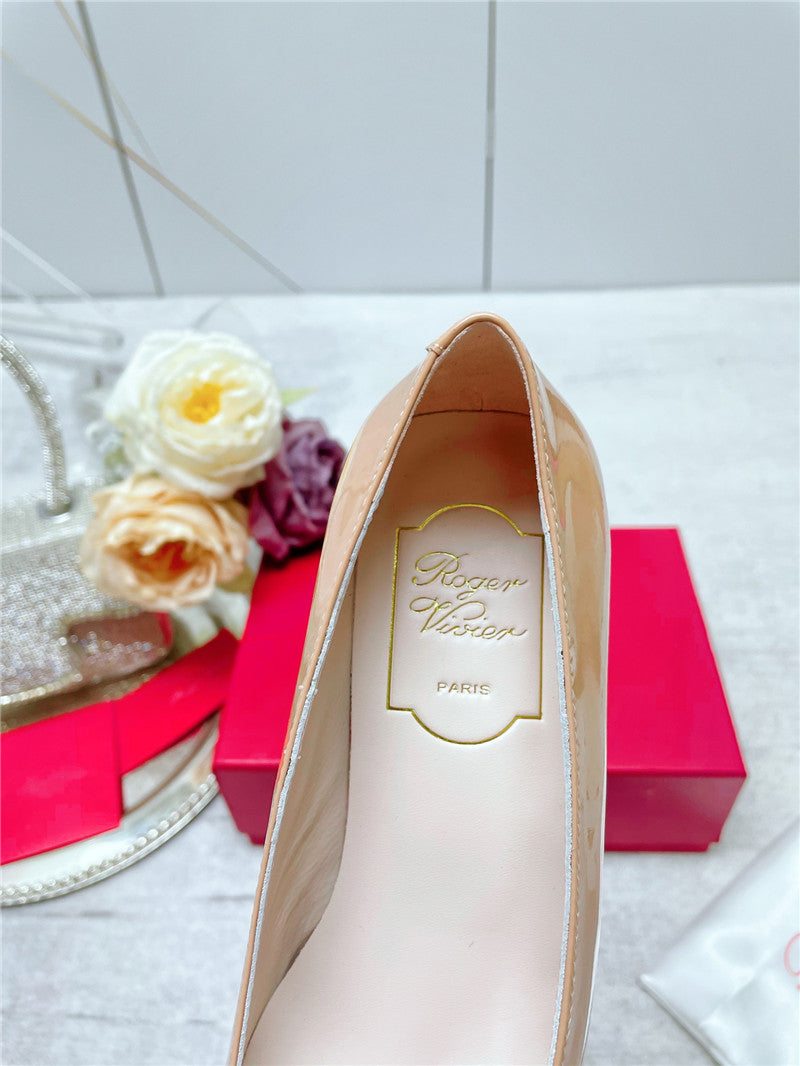 High Quality Luxury Roger Vivier New Patent Leather Pumps – Style 58516 product detail
