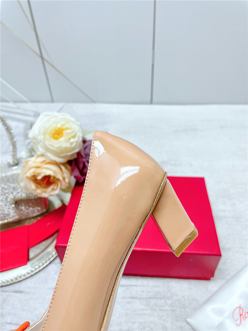 High Quality Luxury Roger Vivier New Patent Leather Pumps – Style 58516 product detail