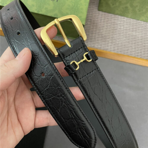 High Quality Luxury Hermes New GG Metal Pin Buckle Belt product detail