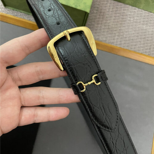 High Quality Luxury Hermes New GG Metal Pin Buckle Belt product detail