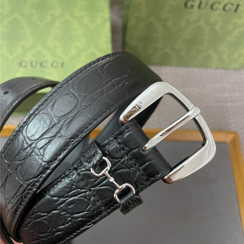 High Quality Luxury Hermes New GG Metal Pin Buckle Belt – Style 40262 product detail