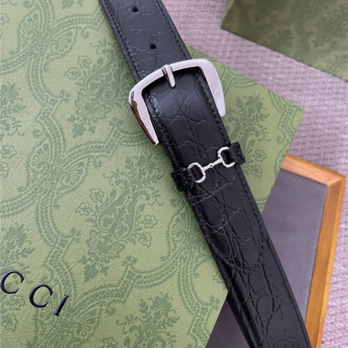 High Quality Luxury Hermes New GG Metal Pin Buckle Belt – Style 40262 product detail