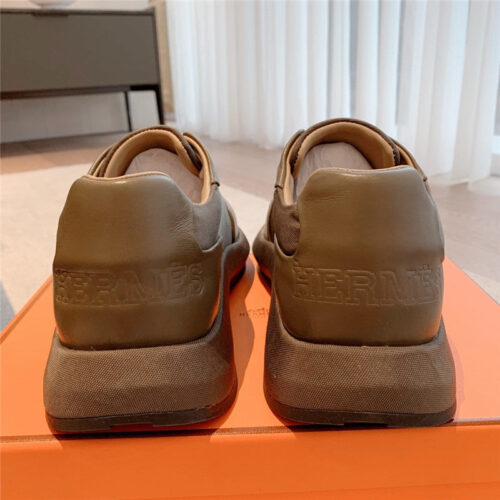 High Quality Luxury Hermes Classic Look-Alike British Retro White Shoes product detail