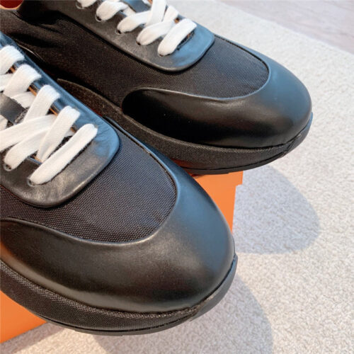 High Quality Luxury Hermes Classic Look-Alike British Retro White Shoes – Style 57539 product detail