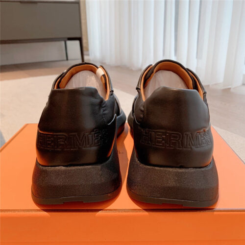 High Quality Luxury Hermes Classic Look-Alike British Retro White Shoes – Style 57539 product detail