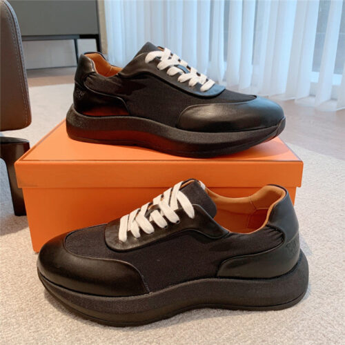 High Quality Luxury Hermes Classic Look-Alike British Retro White Shoes – Style 57539 product detail