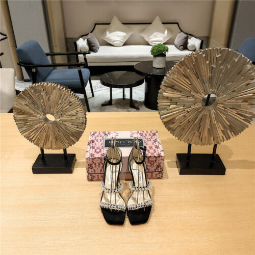 High Quality Luxury Jimmy Choo High Heel Diamond Chain Sandals – Style 17847 product detail